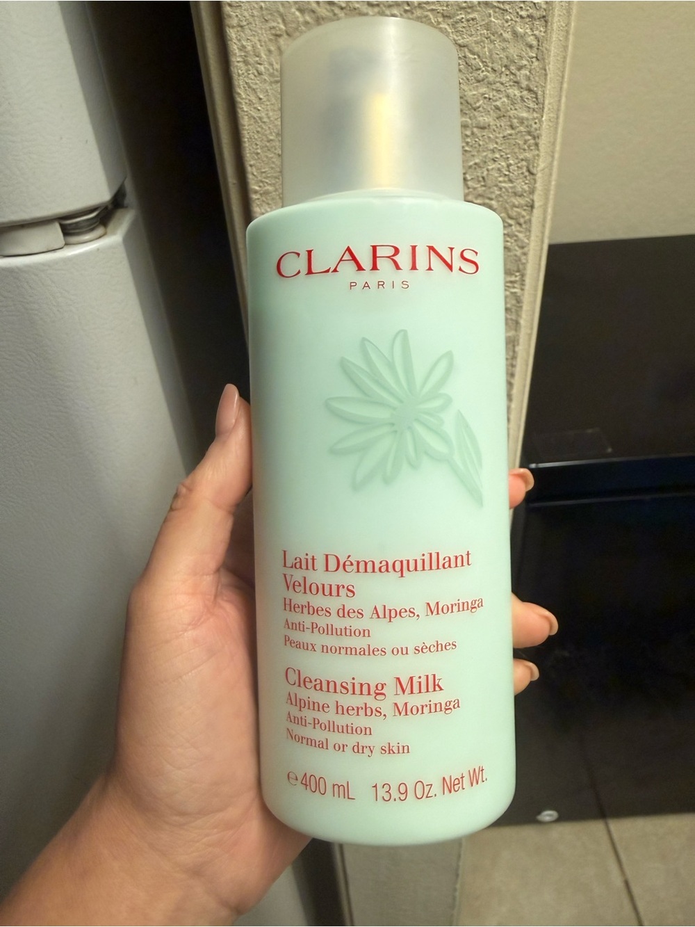 Clarins Cleansing Milk 13.9 Oz Very Large Sized
